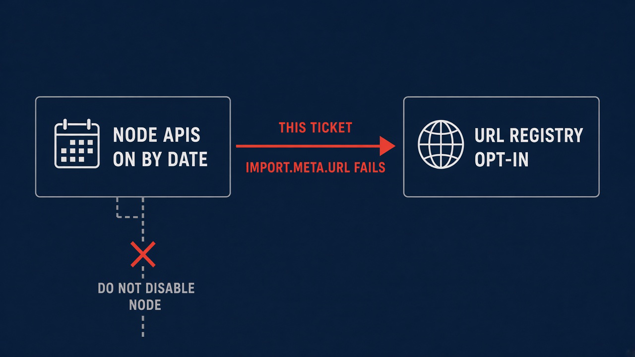 Read the flag list: Node APIs by date, registry explicit flag, 64 MiB uncompressed